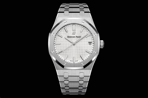 audemars piguet silver watch.